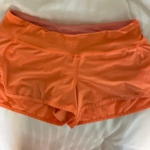 Lululemon size 6 speed shorts
